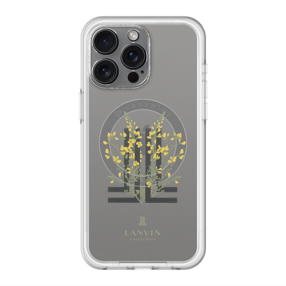 スリムプロテクションプレミアムケース with MagSafe［ LANVIN COLLECTION - フラワー ］