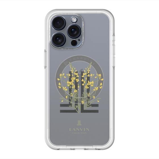 スリムプロテクションプレミアムケース with MagSafe［ LANVIN COLLECTION - フラワー ］