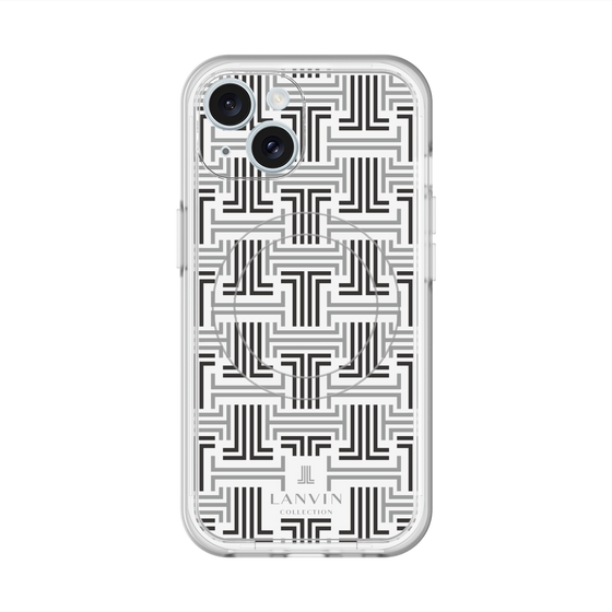 スリムプロテクションプレミアムケース with MagSafe［ LANVIN COLLECTION - モノグラム ］