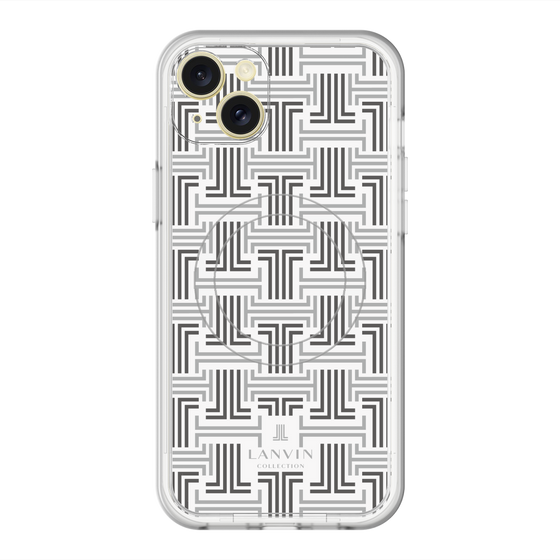 スリムプロテクションプレミアムケース with MagSafe［ LANVIN COLLECTION - モノグラム ］
