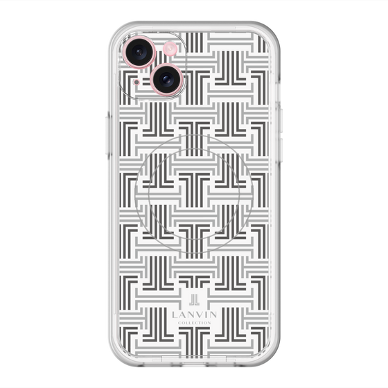 スリムプロテクションプレミアムケース with MagSafe［ LANVIN COLLECTION - モノグラム ］