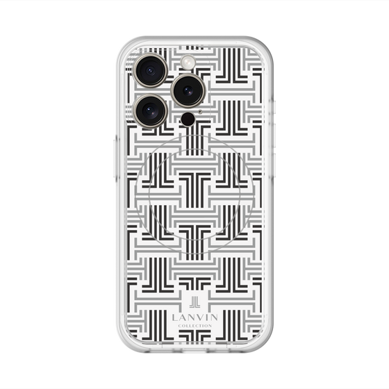 スリムプロテクションプレミアムケース with MagSafe［ LANVIN COLLECTION - モノグラム ］