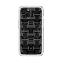 スリムプロテクションプレミアムケース with MagSafe［ LANVIN COLLECTION - モノグラム - 黒 ］
