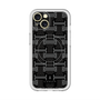 スリムプロテクションプレミアムケース with MagSafe［ LANVIN COLLECTION - モノグラム - 黒 ］