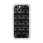 スリムプロテクションプレミアムケース with MagSafe［ LANVIN COLLECTION - モノグラム - 黒 ］