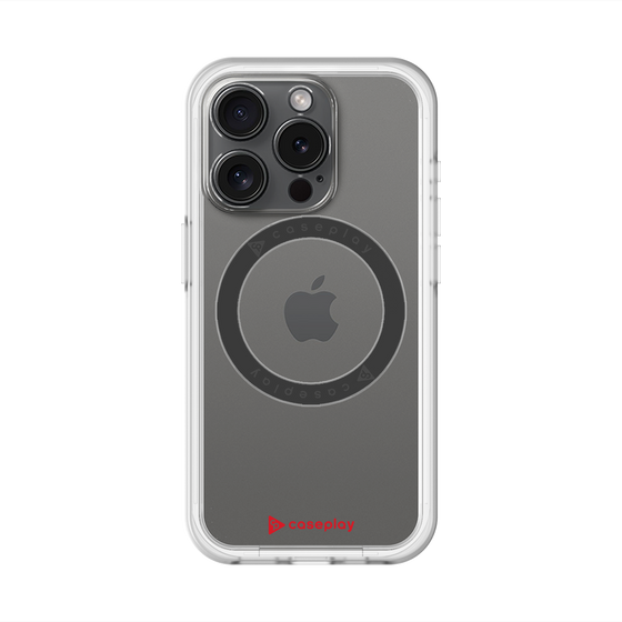 スリムプロテクションプレミアムケース with MagSafe［ オリジナル - caseplayロゴ - レッド/A ］