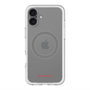 スリムプロテクションプレミアムケース with MagSafe［ オリジナル - caseplayロゴ - レッド/A ］
