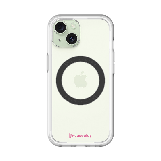 スリムプロテクションプレミアムケース with MagSafe［ オリジナル - caseplayロゴ - ピンク/A ］
