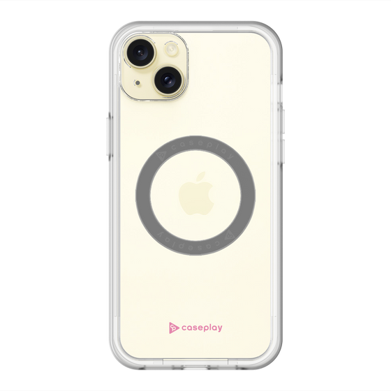 スリムプロテクションプレミアムケース with MagSafe［ オリジナル - caseplayロゴ - ピンク/A ］