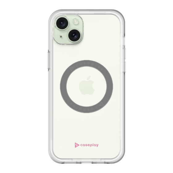 スリムプロテクションプレミアムケース with MagSafe［ オリジナル - caseplayロゴ - ピンク/A ］