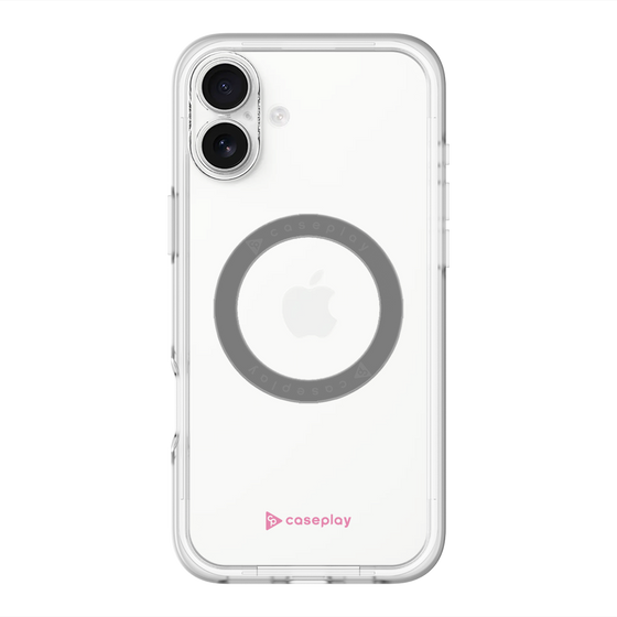 スリムプロテクションプレミアムケース with MagSafe［ オリジナル - caseplayロゴ - ピンク/A ］