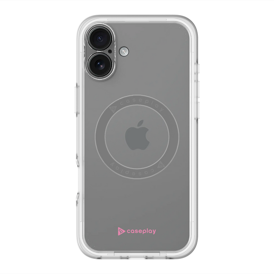 スリムプロテクションプレミアムケース with MagSafe［ オリジナル - caseplayロゴ - ピンク/A ］