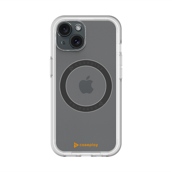 スリムプロテクションプレミアムケース with MagSafe［ オリジナル - caseplayロゴ - オレンジ/A ］