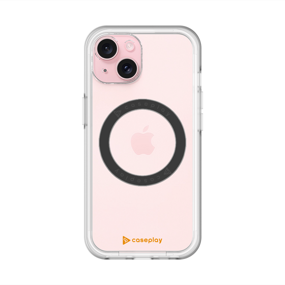 スリムプロテクションプレミアムケース with MagSafe［ オリジナル - caseplayロゴ - オレンジ/A ］