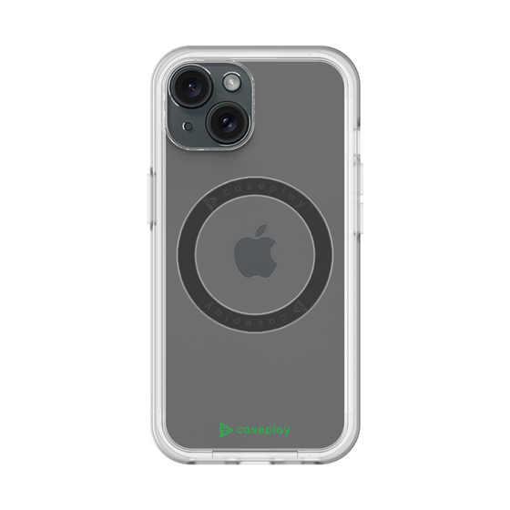 スリムプロテクションプレミアムケース with MagSafe［ オリジナル - caseplayロゴ - グリーン/A ］