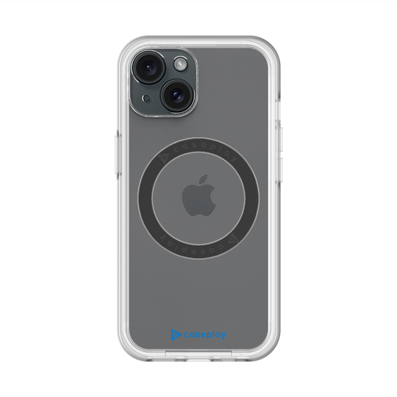 スリムプロテクションプレミアムケース with MagSafe［ オリジナル - caseplayロゴ - ブルー/A ］