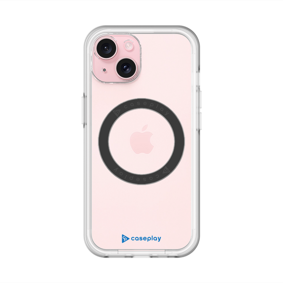 スリムプロテクションプレミアムケース with MagSafe［ オリジナル - caseplayロゴ - ブルー/A ］