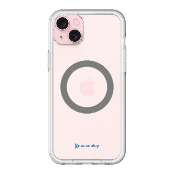 スリムプロテクションプレミアムケース with MagSafe［ オリジナル - caseplayロゴ - ブルー/A ］