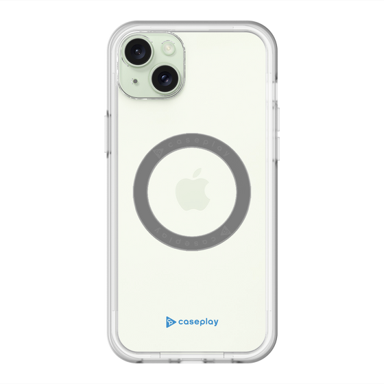 スリムプロテクションプレミアムケース with MagSafe［ オリジナル - caseplayロゴ - ブルー/A ］