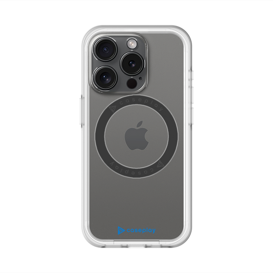 スリムプロテクションプレミアムケース with MagSafe［ オリジナル - caseplayロゴ - ブルー/A ］