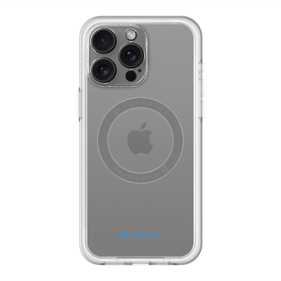 スリムプロテクションプレミアムケース with MagSafe［ オリジナル - caseplayロゴ - ブルー/A ］