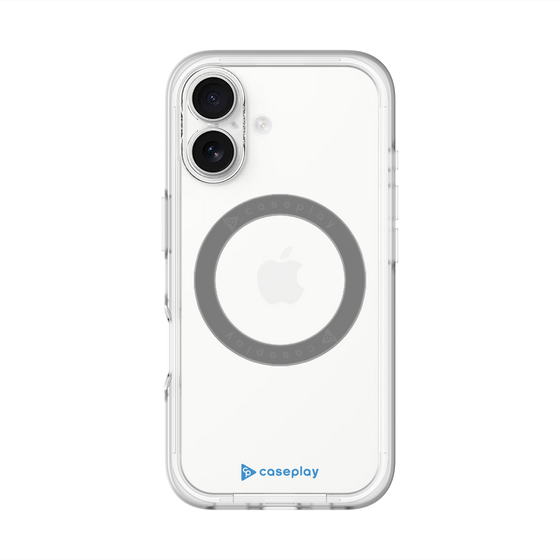 スリムプロテクションプレミアムケース with MagSafe［ オリジナル - caseplayロゴ - ブルー/A ］