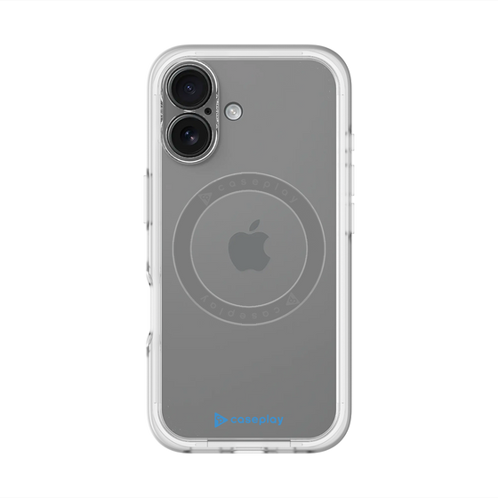 スリムプロテクションプレミアムケース with MagSafe［ オリジナル - caseplayロゴ - ブルー/A ］
