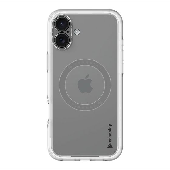 スリムプロテクションプレミアムケース with MagSafe［ オリジナル - caseplayロゴ - ブラック/B ］
