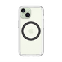 スリムプロテクションプレミアムケース with MagSafe［ オリジナル - caseplayロゴ - ホワイト/B ］