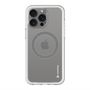 スリムプロテクションプレミアムケース with MagSafe［ オリジナル - caseplayロゴ - ホワイト/B ］