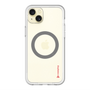 スリムプロテクションプレミアムケース with MagSafe［ オリジナル - caseplayロゴ - レッド/B ］
