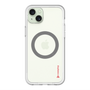 スリムプロテクションプレミアムケース with MagSafe［ オリジナル - caseplayロゴ - レッド/B ］