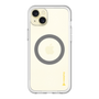 スリムプロテクションプレミアムケース with MagSafe［ オリジナル - caseplayロゴ - イエロー/B ］