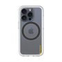 スリムプロテクションプレミアムケース with MagSafe［ オリジナル - caseplayロゴ - イエロー/B ］