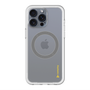 スリムプロテクションプレミアムケース with MagSafe［ オリジナル - caseplayロゴ - イエロー/B ］