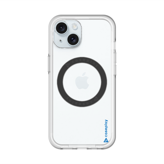 スリムプロテクションプレミアムケース with MagSafe［ オリジナル - caseplayロゴ - ブルー/B ］