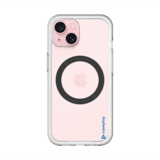 スリムプロテクションプレミアムケース with MagSafe［ オリジナル - caseplayロゴ - ブルー/B ］