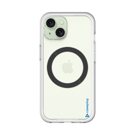 スリムプロテクションプレミアムケース with MagSafe［ オリジナル - caseplayロゴ - ブルー/B ］