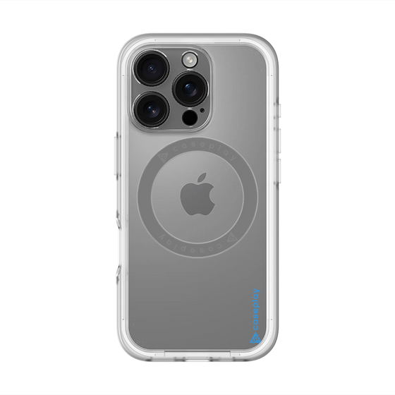 スリムプロテクションプレミアムケース with MagSafe［ オリジナル - caseplayロゴ - ブルー/B ］