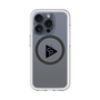 スリムプロテクションプレミアムケース with MagSafe［ オリジナル - caseplayロゴ - ブラック/C ］