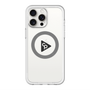 スリムプロテクションプレミアムケース with MagSafe［ オリジナル - caseplayロゴ - ブラック/C ］