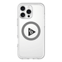 スリムプロテクションプレミアムケース with MagSafe［ オリジナル - caseplayロゴ - ブラック/C ］