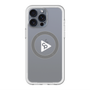 スリムプロテクションプレミアムケース with MagSafe［ オリジナル - caseplayロゴ - ホワイト/C ］