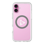 スリムプロテクションプレミアムケース with MagSafe［ オリジナル - caseplayロゴ - ホワイト/C ］