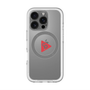 スリムプロテクションプレミアムケース with MagSafe［ オリジナル - caseplayロゴ - レッド/C ］