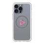 スリムプロテクションプレミアムケース with MagSafe［ オリジナル - caseplayロゴ - ピンク/C ］