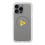 スリムプロテクションプレミアムケース with MagSafe［ オリジナル - caseplayロゴ - イエロー/C ］