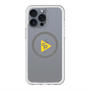 スリムプロテクションプレミアムケース with MagSafe［ オリジナル - caseplayロゴ - イエロー/C ］