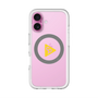 スリムプロテクションプレミアムケース with MagSafe［ オリジナル - caseplayロゴ - イエロー/C ］