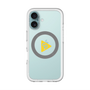 スリムプロテクションプレミアムケース with MagSafe［ オリジナル - caseplayロゴ - イエロー/C ］
